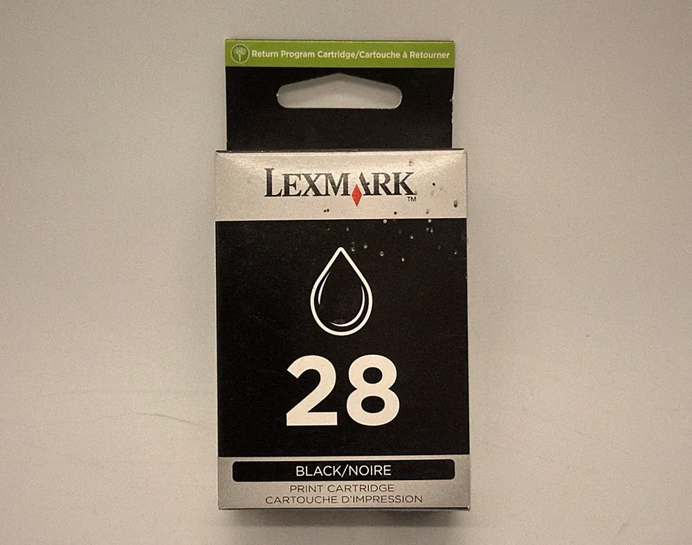 18C1428 (#28) OEM Lexmark Black Ink Cartridge
