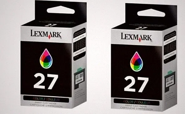 2 Genuine SEALED BAG Lexmark 18 Color Inkjet Cartridges