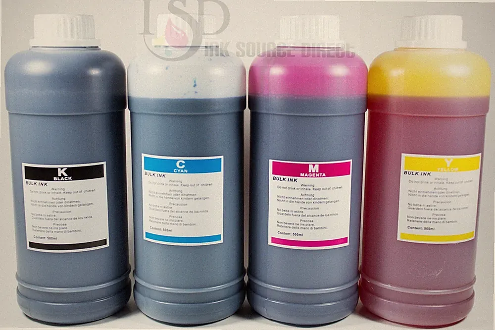 4x500ml Bulk refill ink for HP Canon Epson Lexmark Dell Brother printer