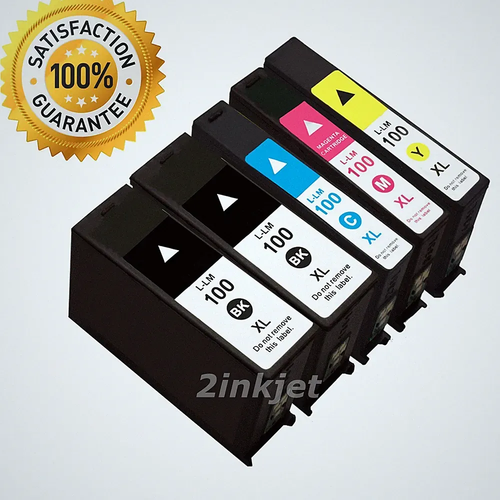 5 Pack Lexmark 100XL Compatible Ink Cartridge For S301 S305 S605 S405 S505