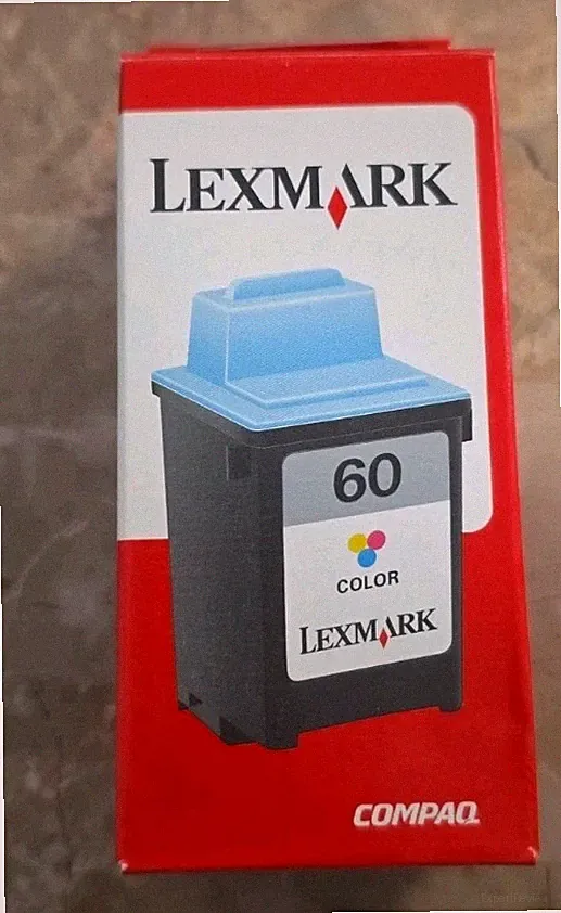 9Genuine Lexmark 60 17G0060 Color Ink Cartridge for Z12, Z22, Z32, IJ600 Printer