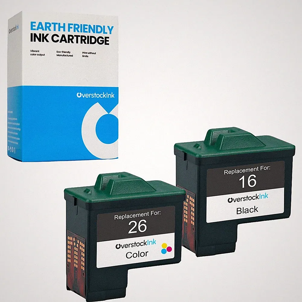 Black Color Ink Cartridges Lot for Lexmark 16 and Lexmark 26 for X and Z Series