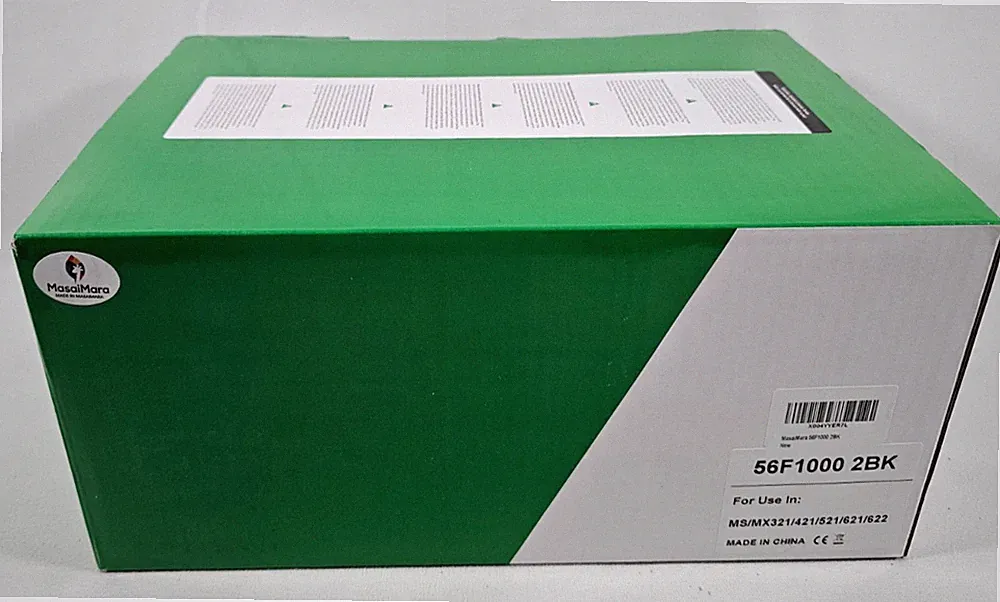 For Lexmark MS321 MS421 2x Toner Cartridge Black MS521 MS621 MS622 MX321 MX421