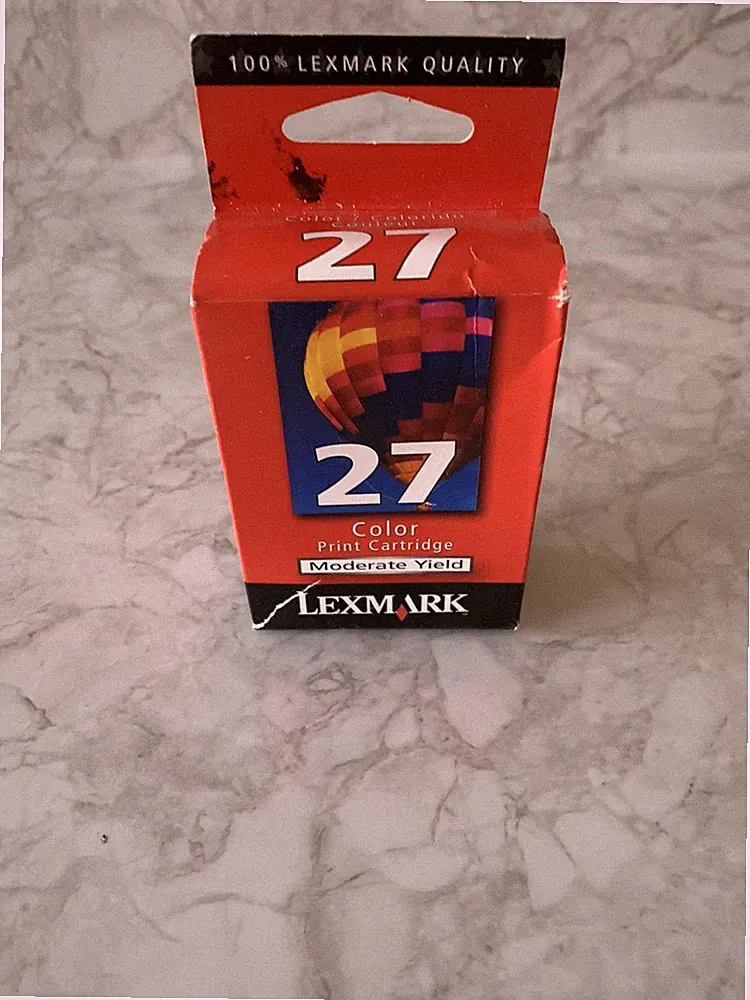 Genuine Lexmark 27 Color Ink Printer Cartridge, New