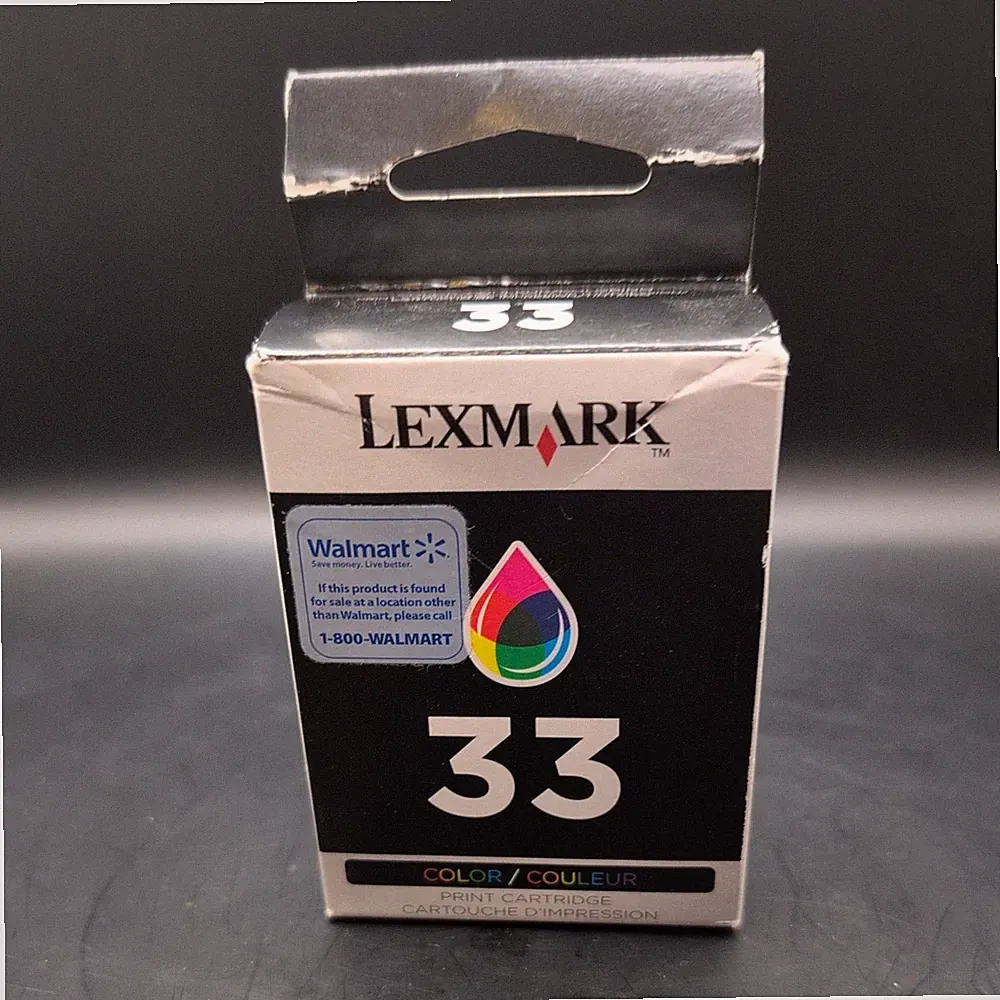 Genuine Lexmark 33 Color Ink Cartridge - Sealed