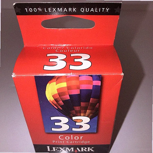 Genuine Lexmark 33 Color Ink Print Cartridge Factory Sealed New