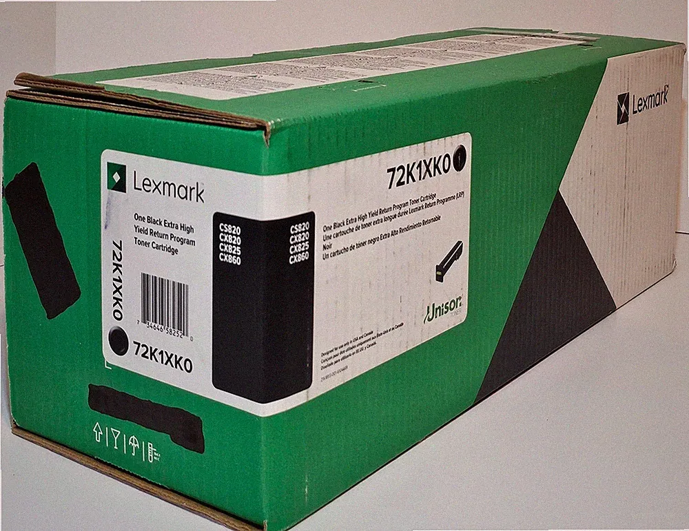 GENUINE LEXMARK 72K1XK0 - Black Extra High Yeild Toner Cartridge -FACTORY SEALED