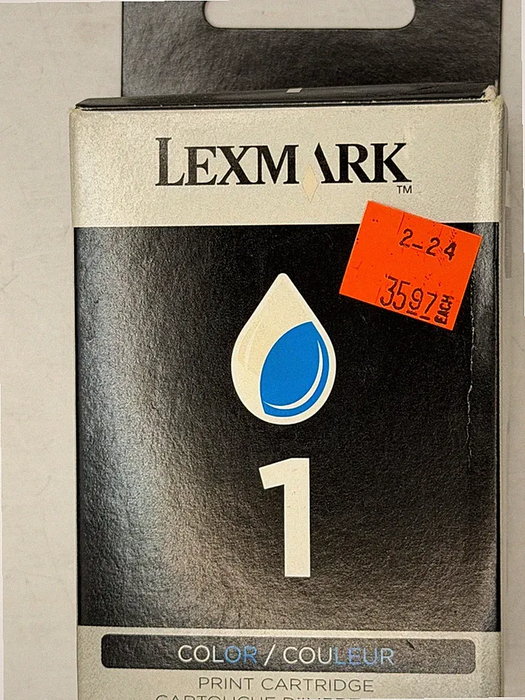 GENUINE LEXMARK COLOR INK CARTRIDGE #1