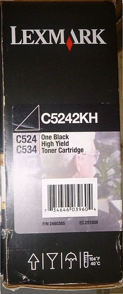 GENUINE NEW Lexmark C5242KH High Yield Laser Toner Cartridge Black Printer Ink