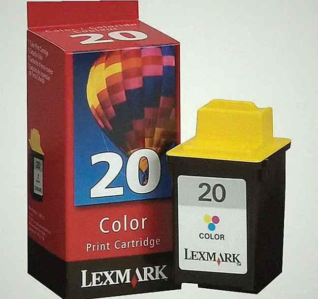 Lexmark 20 Tri-Color Standard Yield Ink Cartridge P3150, P707, X125, X4250, X42