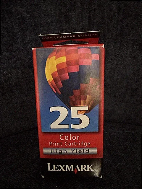 Lexmark 25 Tri-Color Ink Cartridge High Yield 15M0125