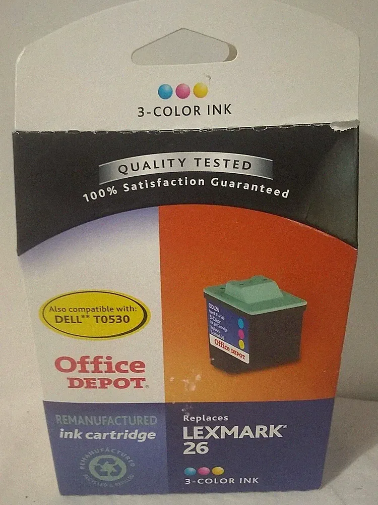 Lexmark 26 3 Color Ink Cartridge See Photos for Compatibility
