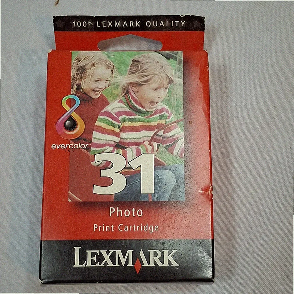 Lexmark 31 Photo Tri-Color Ink Cartridge 18C0031 Genuine New Sealed Box