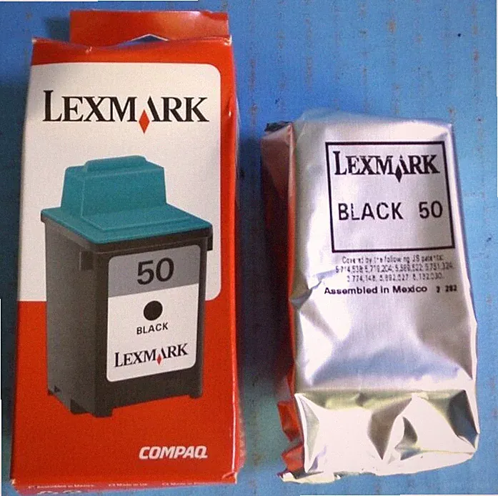 Lexmark 50 Black Printer Ink Cartridge Genuine Z12 Z22 Z32 BRAND NEW