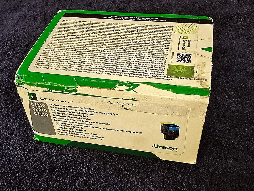 Lexmark 80C00CG Blue Cyan Color Ink Toner Cartridge For CX310 410 510 Printer