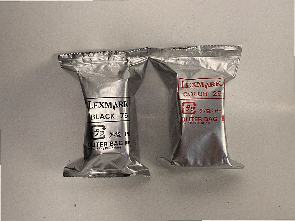 Lexmark Black 75 & Color 25 Printer Ink Cartridges SEALED