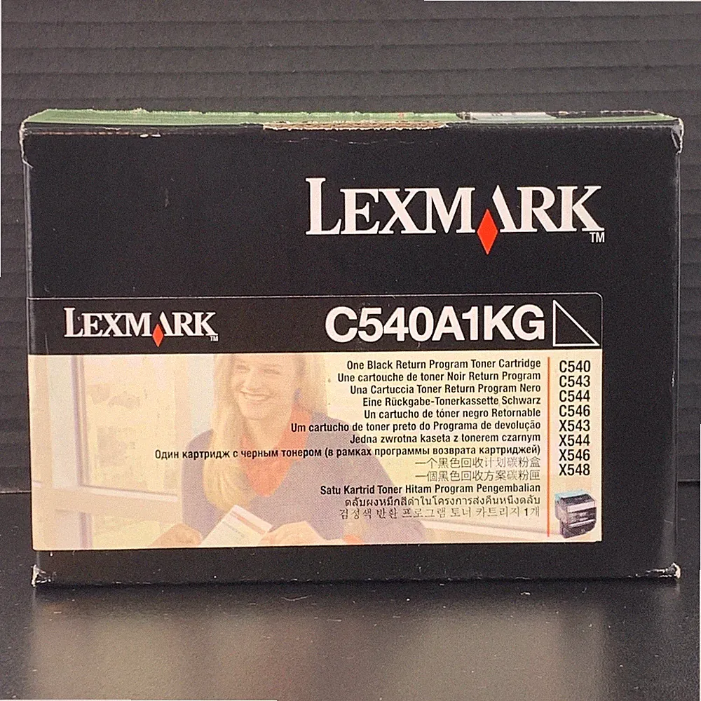 Lexmark C540A1KG Black Toner Cartridge - New Sealed - Printer Ink