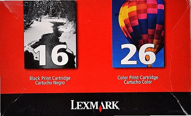 Lexmark Combo Pack 16 Black Cartridge & 26 Color Cartridge