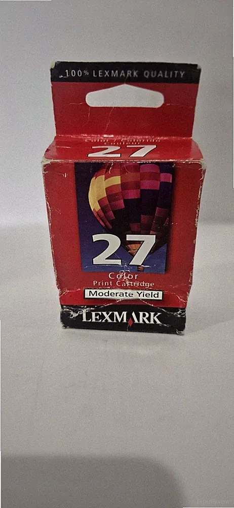 Lexmark Genuine Color Printer Ink 27 i3 X74 75 1100 X1200 Series X2200 10N0227
