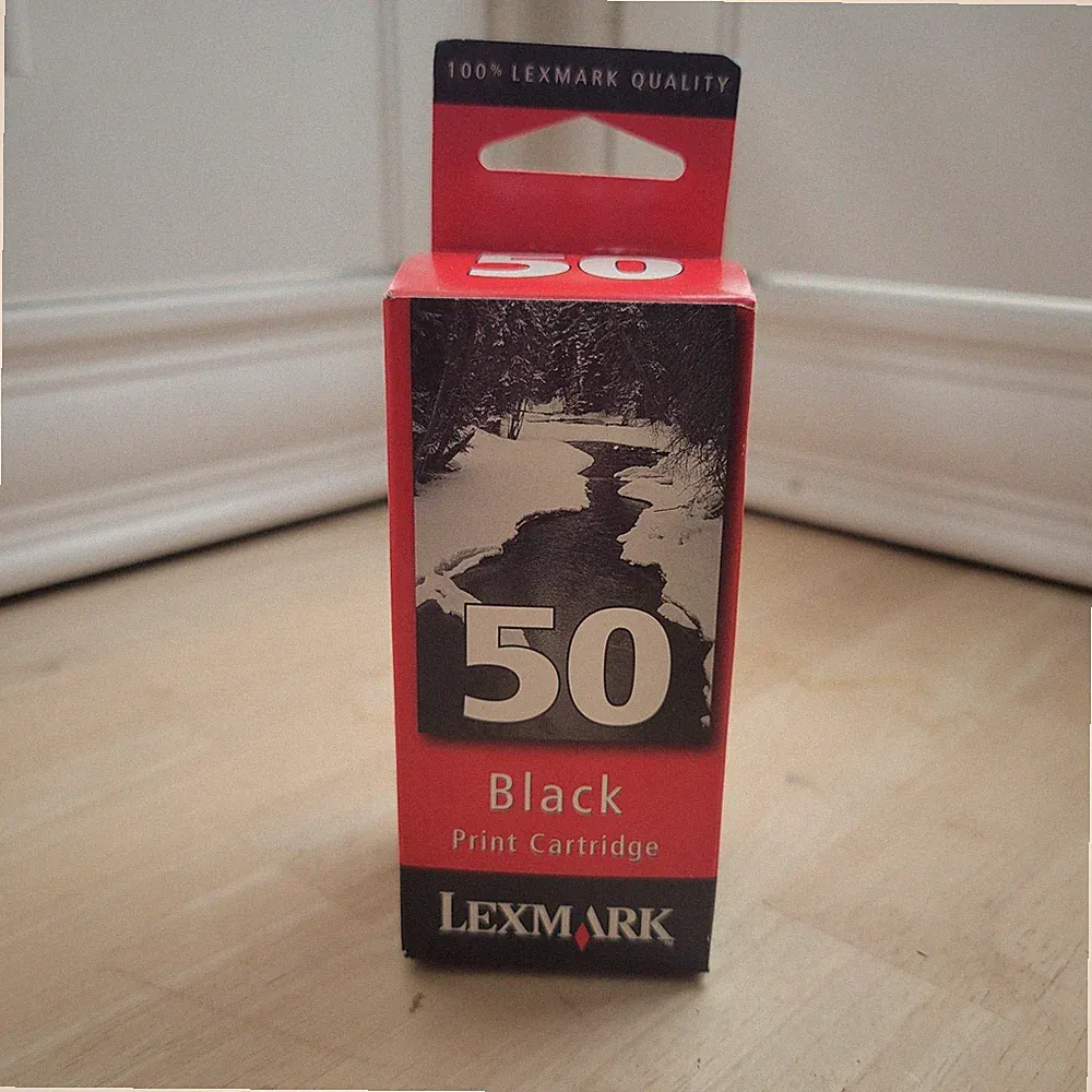 Lexmark Genuine Original 50 Black Ink Cartridge SAME DAY FREE SHIPPING