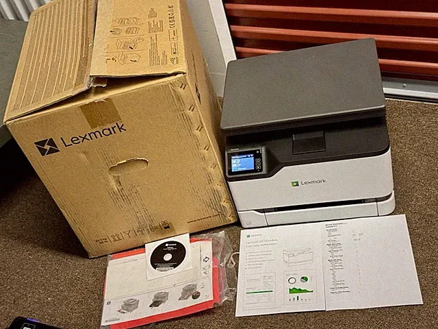 Lexmark MC3224dwe Color Laser All-In-One Printer, Pg: 4 Only, Testing Pages Only