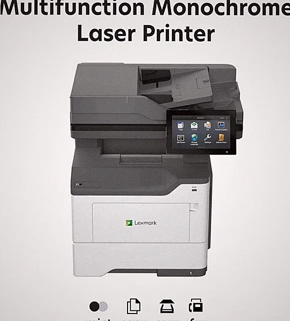 Lexmark MX632adwe Multifunction Monochrome Laser Printer - Brand New