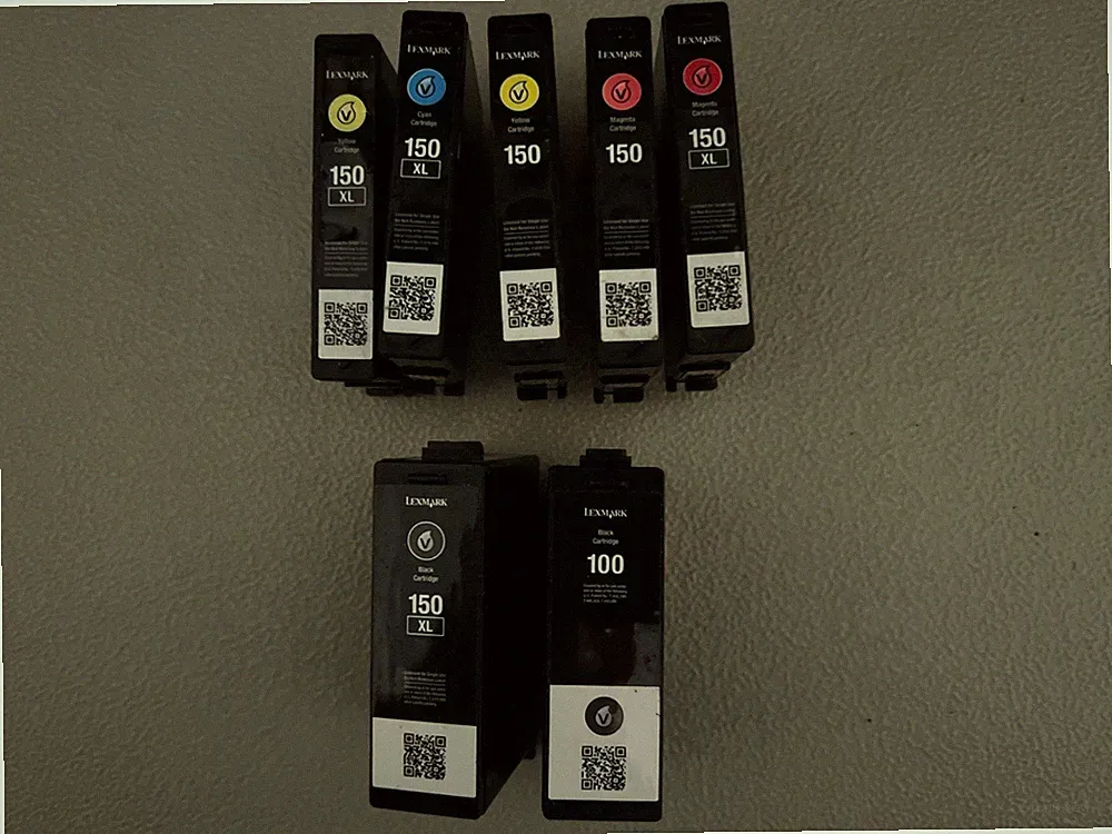 Lexmark Virgin Ink Cartridges (7)