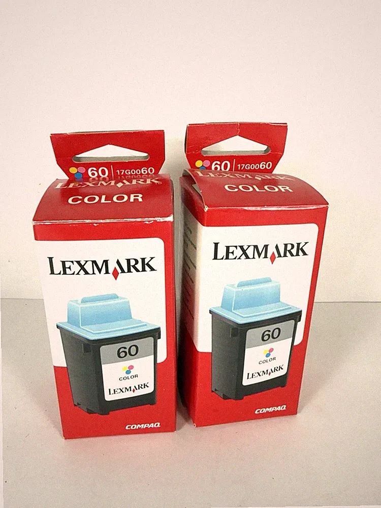 Lot Of (2) Lexmark 17G00060 Printer Ink New In Box