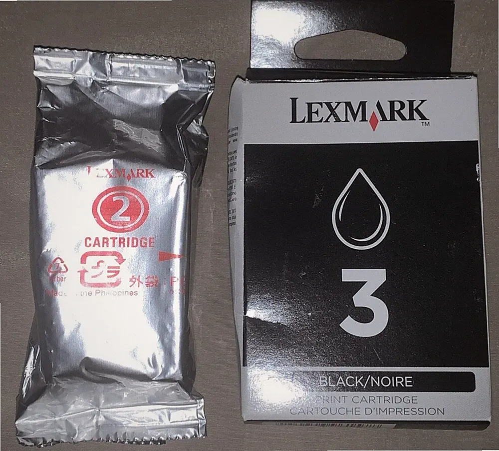 NEW Genuine Lexmark #2 Black & #3 Color Printer Ink Cartridge Combo New