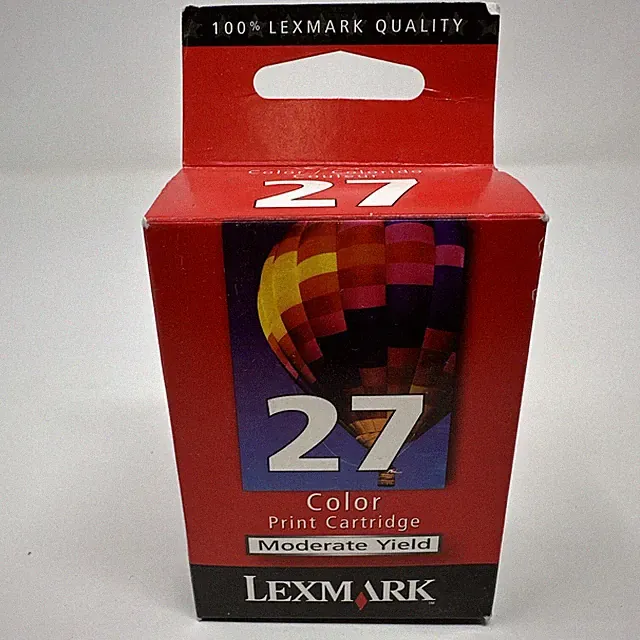 NEW GENUINE Lexmark #27 Color Ink Cartridge