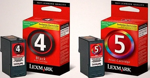 NEW Genuine Sealed Bag Lexmark 4 Black 5 Color Inkjet Cartridges NO BOX