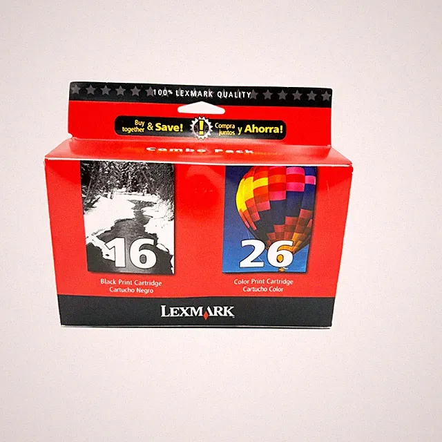 New Lexmark Combo Pack 16/26 Black & Color Cartridges