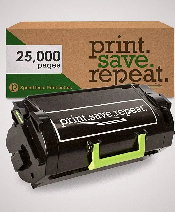 Print Save Repeat 521H Toner Cartridge Lexmark MS710 MS711 MS810 MS811 25K PGS